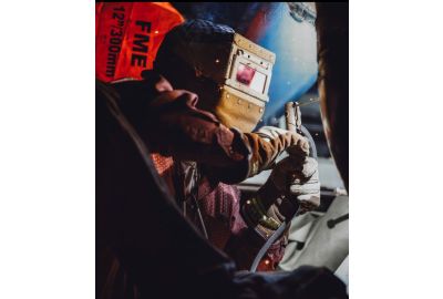 Alphasouce FME cover protecting welding debris from entering open system