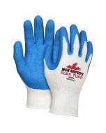 Blue Knit Palm Gloves (Large)
