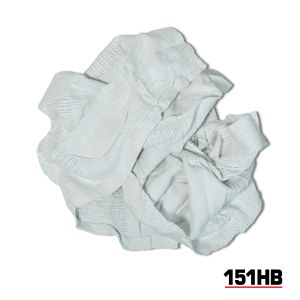 White Open Weave Blanket Wiper