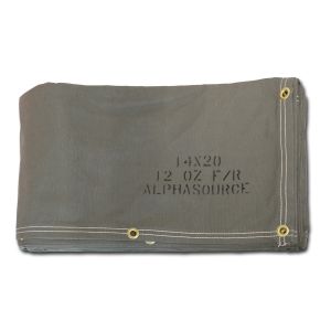 Fire Retardant Olive Drab Tarp