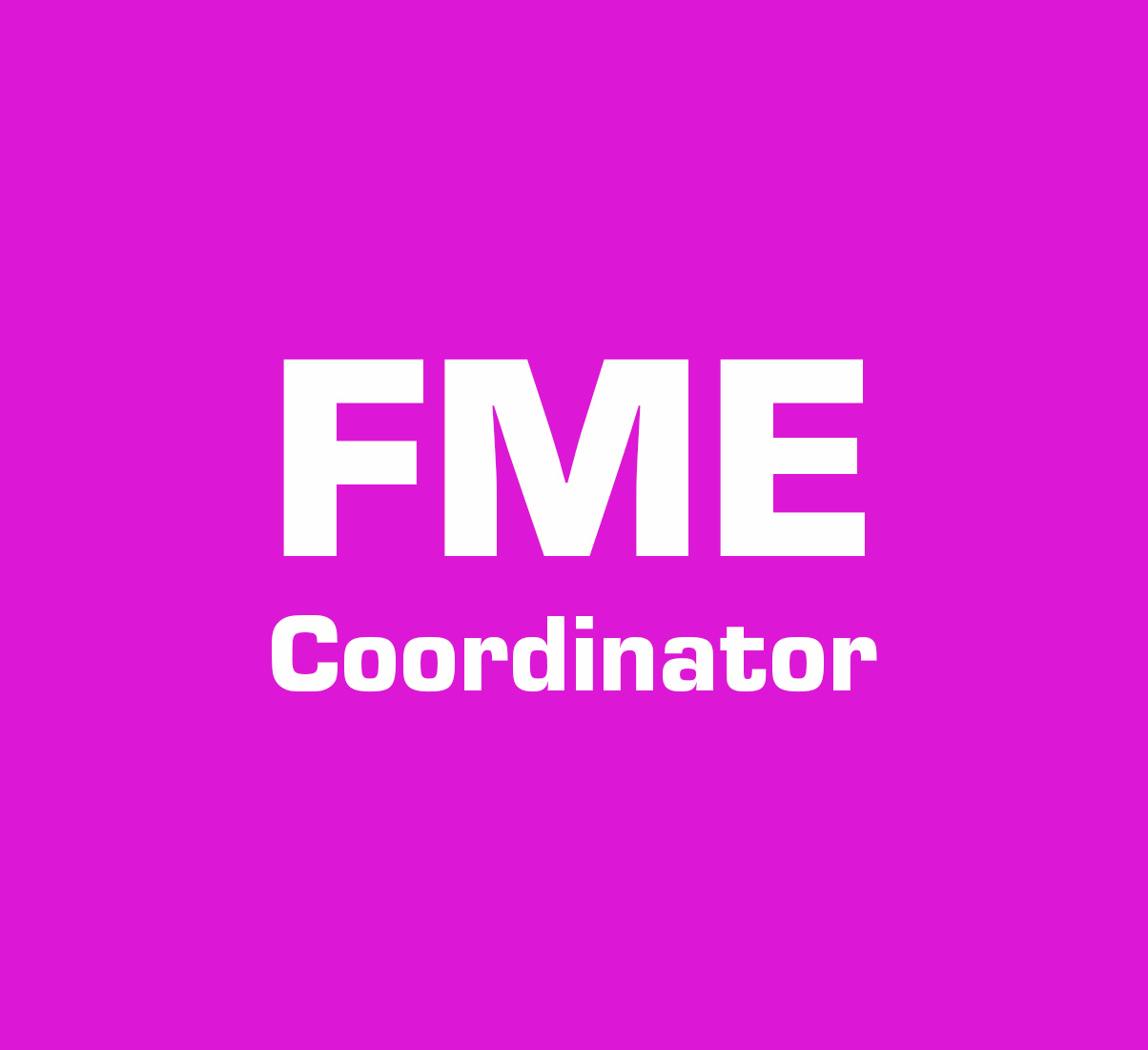 FME Program Leader